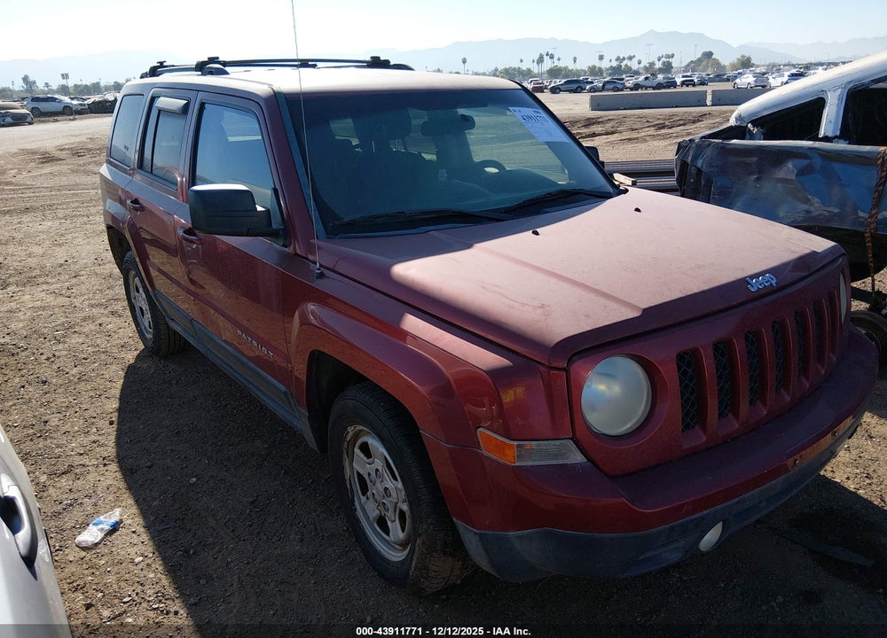 2012 JEEP PATRIOT SPORT VIN: 1C4NJRBB3CD617749