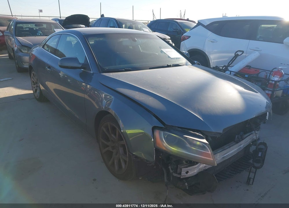 2012 AUDI A5 2.0T PREMIUM VIN: WAULFAFR7CA001374
