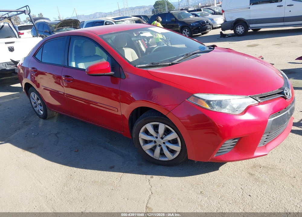 2016 TOYOTA COROLLA LE VIN: 2T1BURHE6GC732487