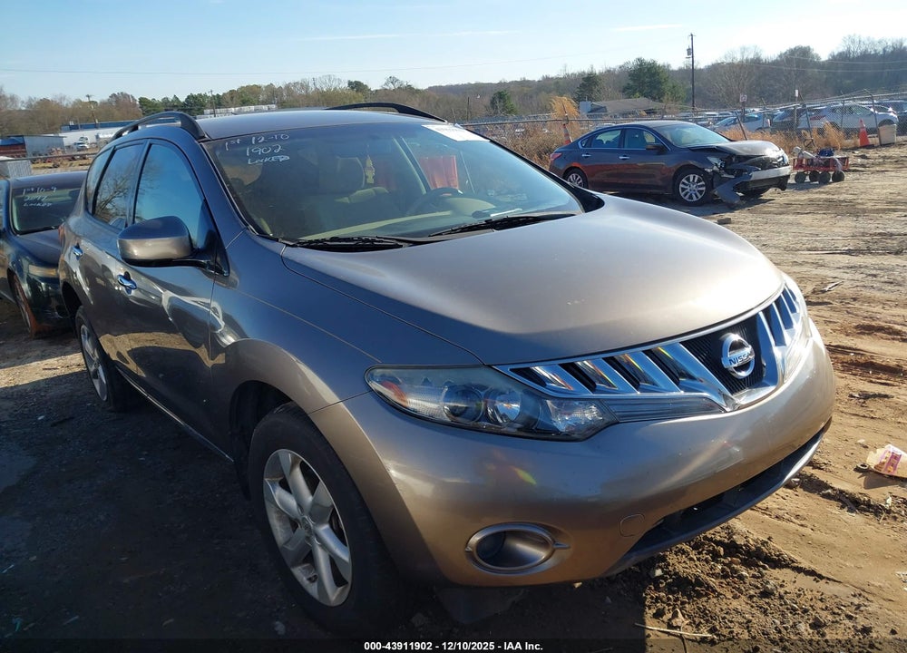2009 NISSAN MURANO S VIN: JN8AZ18W69W213963