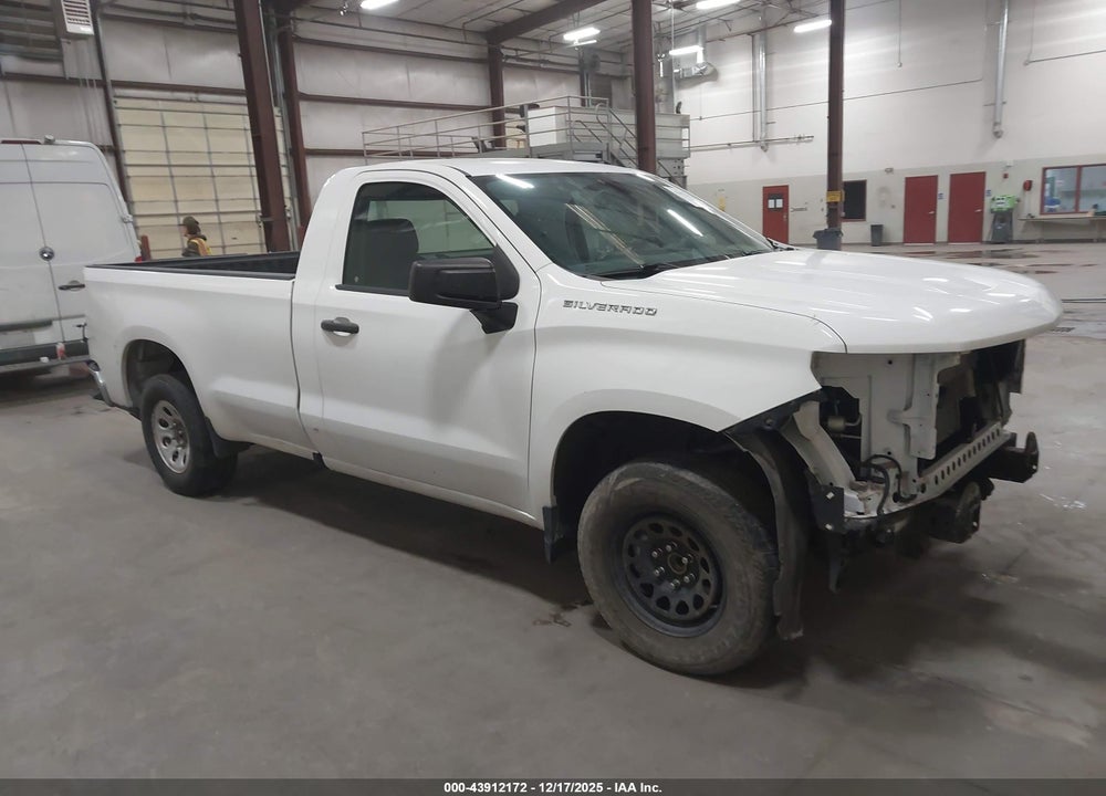 2020 CHEVROLET SILVERADO 1500 2WD  LONG BED WT VIN: 3GCNWAEF4LG272171