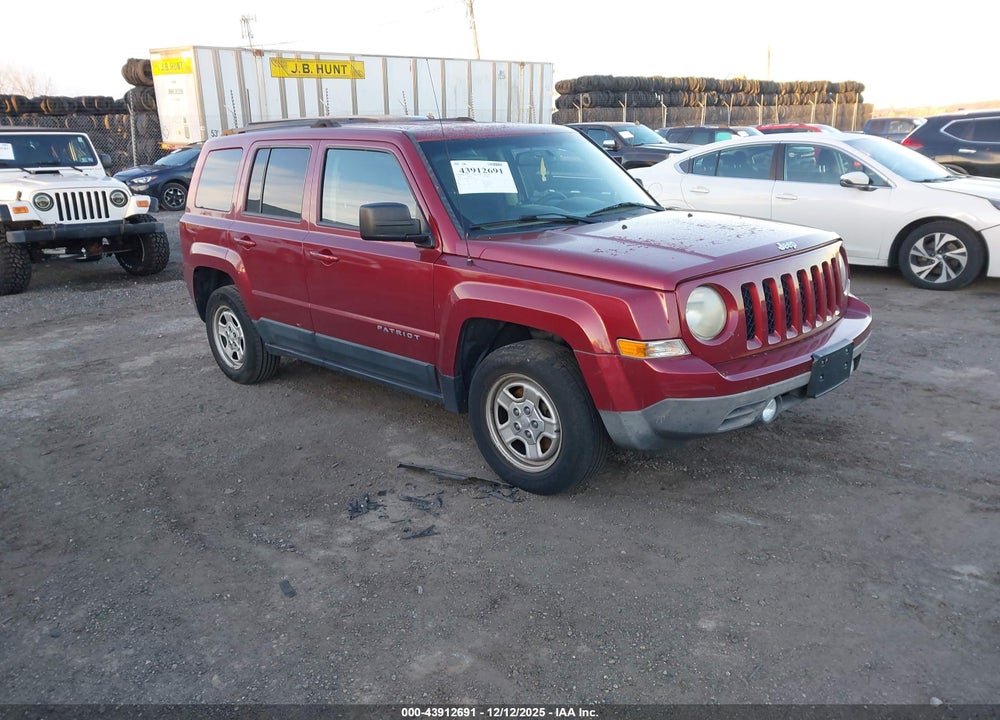 2016 JEEP PATRIOT SPORT VIN: 1C4NJRBB6GD631988