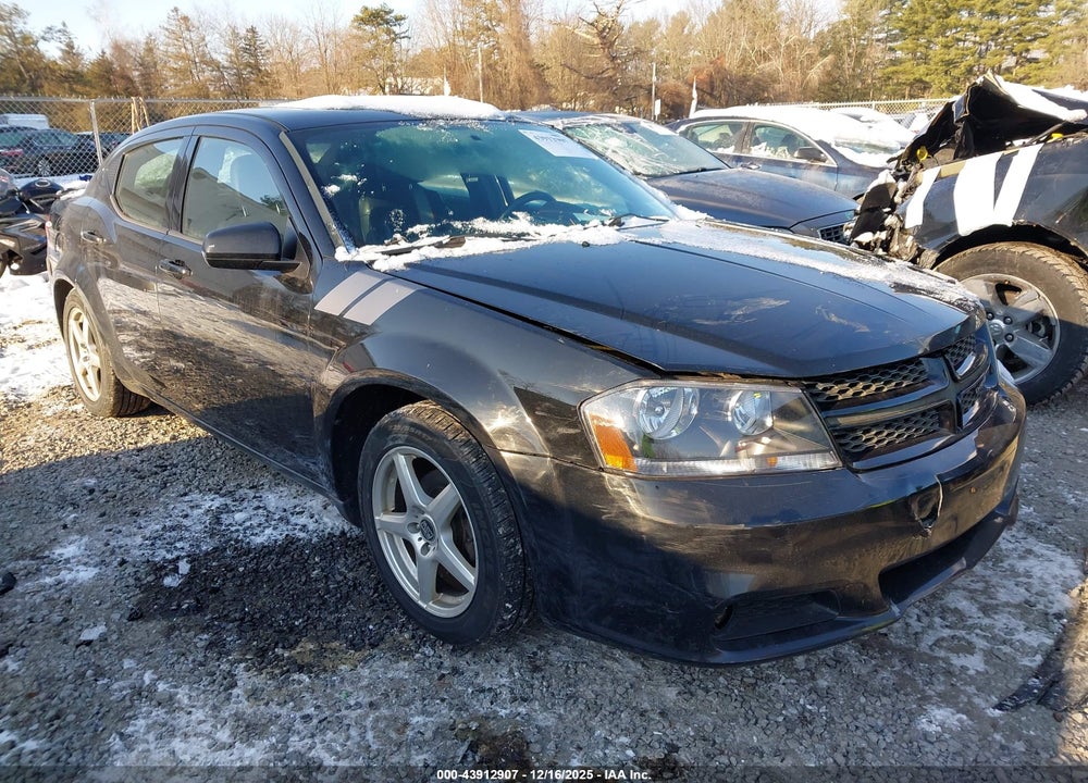 2013 DODGE AVENGER R/T VIN: 1C3CDZBG7DN524257