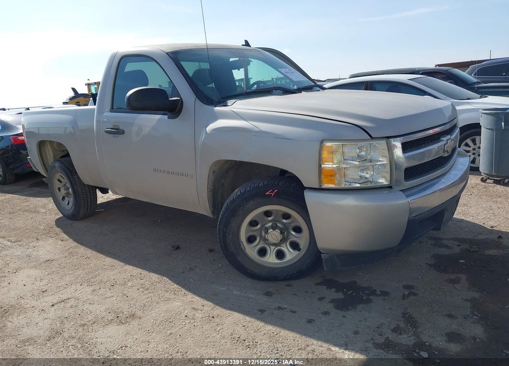 2007 CHEVROLET SILVERADO 1500 WORK TRUCK VIN: 1GCEC14C87Z650837