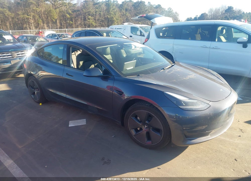 2022 TESLA MODEL 3 LONG RANGE DUAL MOTOR ALL-WHEEL DRIVE VIN: 5YJ3E1EBXNF122484