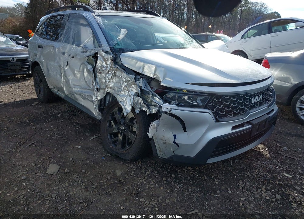 2022 KIA SORENTO X-LINE S VIN: 5XYRLDLC3NG082366