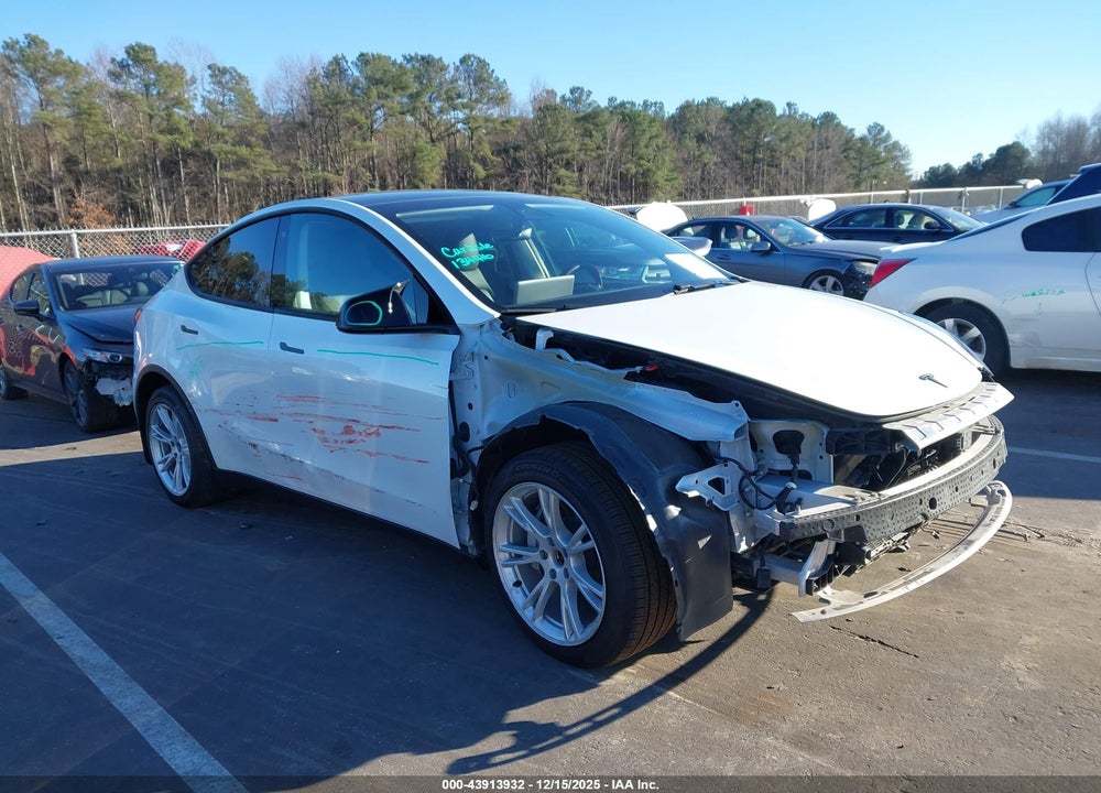 2020 TESLA MODEL Y LONG RANGE DUAL MOTOR ALL-WHEEL DRIVE VIN: 5YJYGDEEXLF026315
