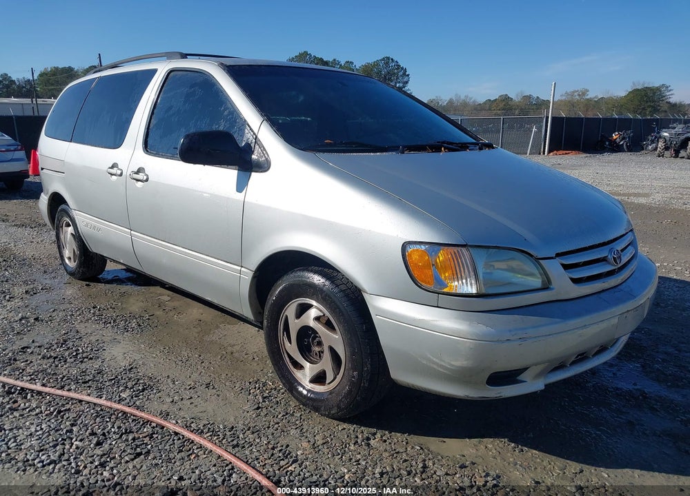 2003 TOYOTA SIENNA LE VIN: 4T3ZF13C83U519315