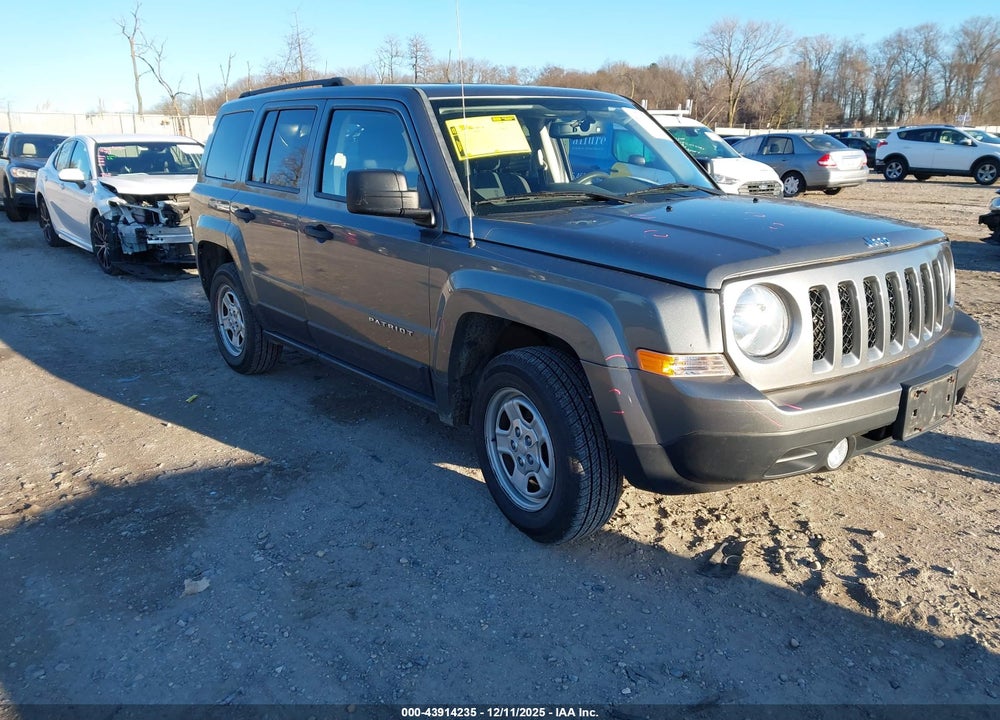2013 JEEP PATRIOT SPORT VIN: 1C4NJRBB4DD177543