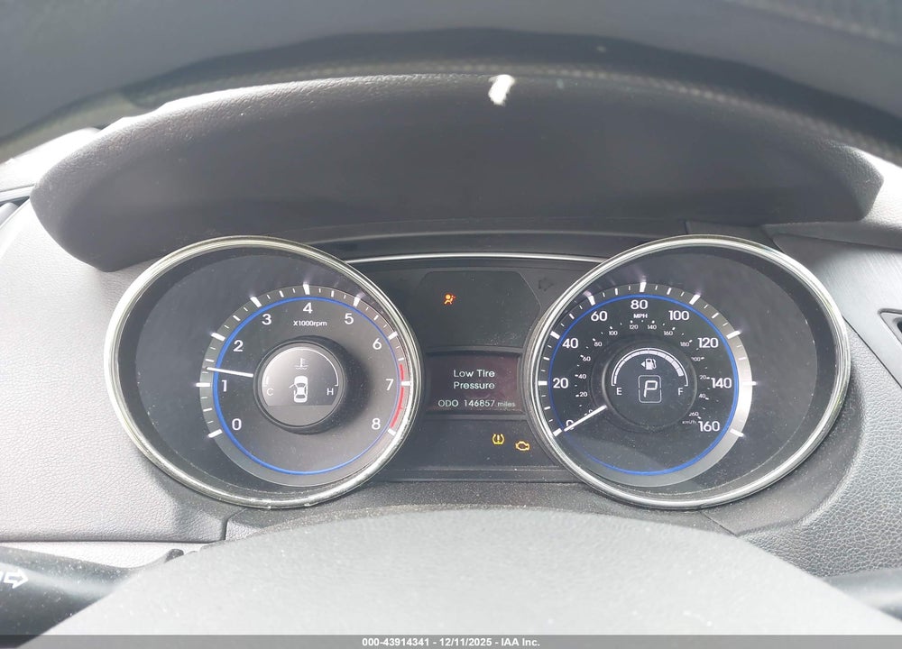 2011 HYUNDAI SONATA GLS VIN: 5NPEB4AC9BH162568