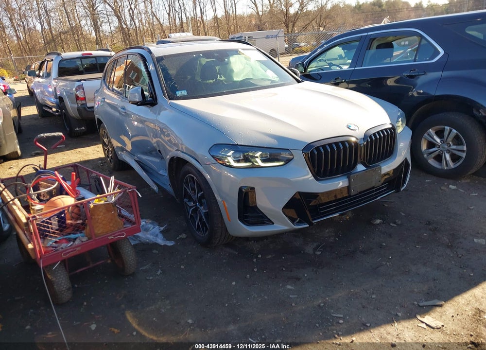 2022 BMW X3 XDRIVE30I VIN: 5UX53DP07N9J09101
