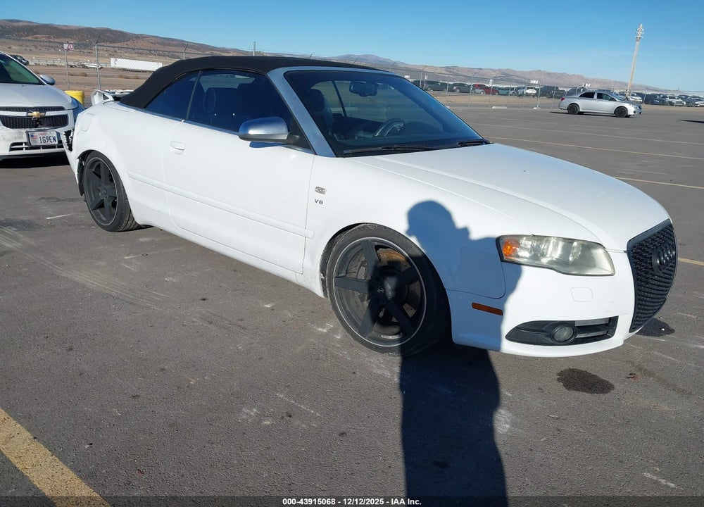2007 AUDI S4 QUATTRO VIN: WUARL48H27K901310