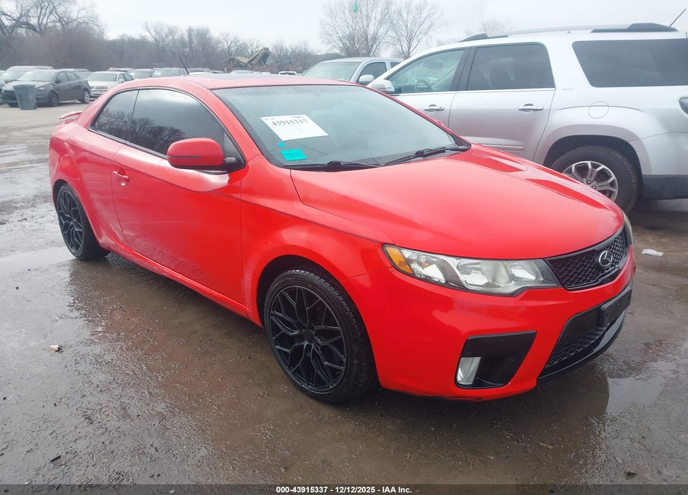 2011 KIA FORTE KOUP SX VIN: KNAFW6A32B5437246