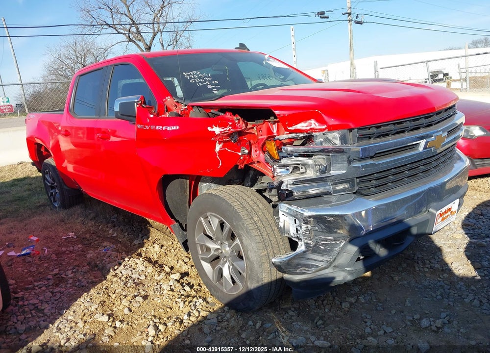 2020 CHEVROLET SILVERADO 1500 4WD  SHORT BED LT VIN: 1GCUYDED4LZ168690