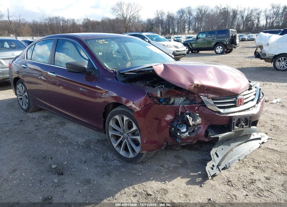 2013 HONDA ACCORD SPORT VIN: 1HGCR2F54DA093639