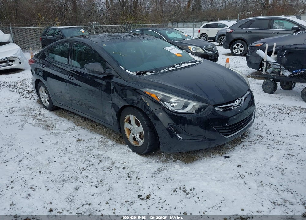 2014 HYUNDAI ELANTRA SE VIN: 5NPDH4AE9EH546673
