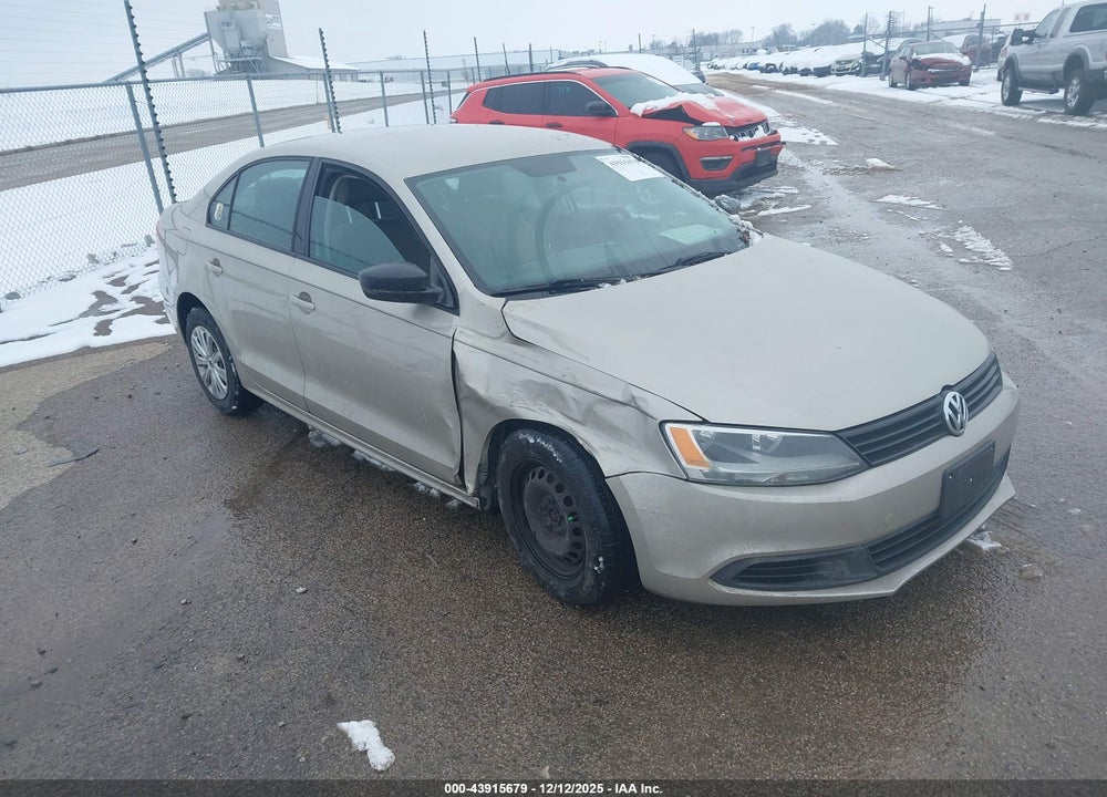 2013 VOLKSWAGEN JETTA 2.0L S VIN: 3VW2K7AJXDM204825