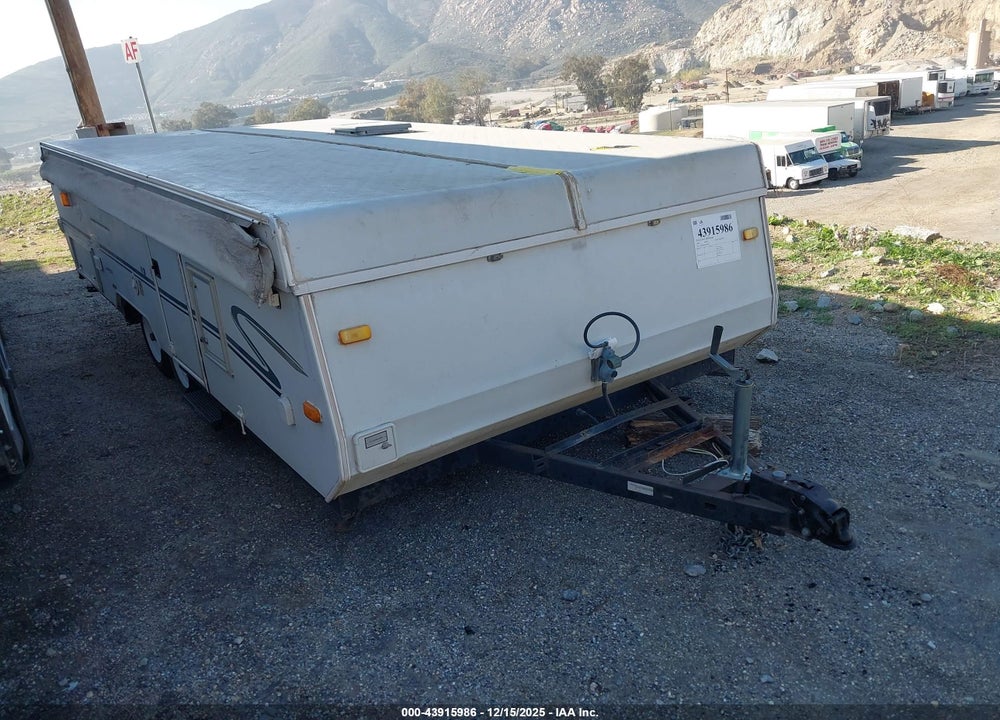 2001 JACO TENT TRAILER VIN: 1UJAJ02H811FW0190