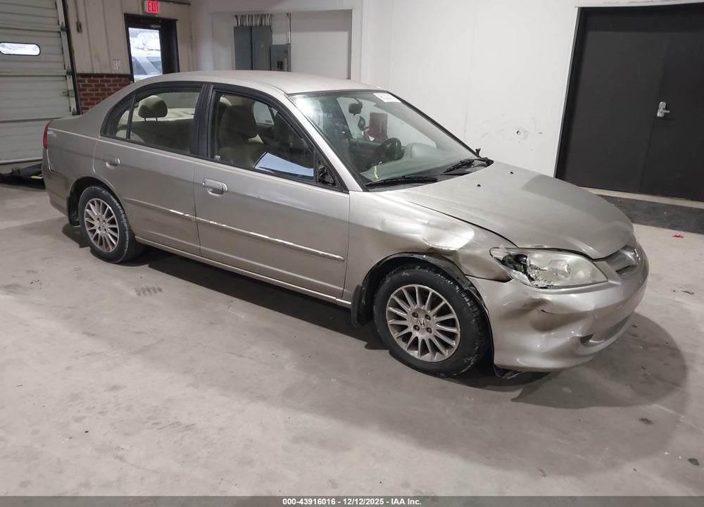 2005 HONDA CIVIC LX VIN: 2HGES16575H570719