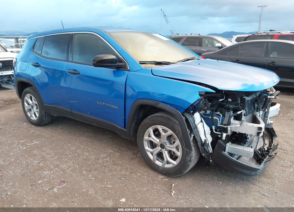 2025 JEEP COMPASS SPORT 4X4 VIN: 3C4NJDAN3ST533938
