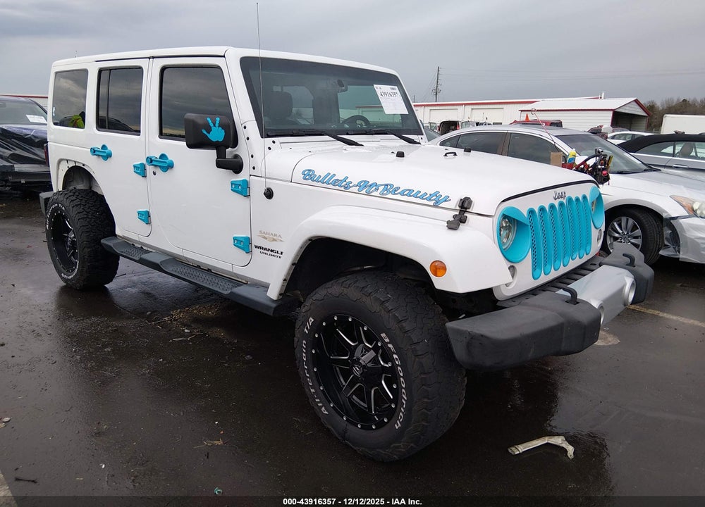 2014 JEEP WRANGLER UNLIMITED SAHARA VIN: 1C4HJWEG5EL164634