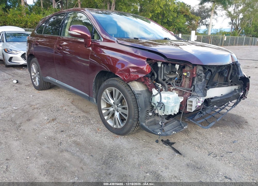 2013 LEXUS RX 450H VIN: JTJZB1BA4D2409137
