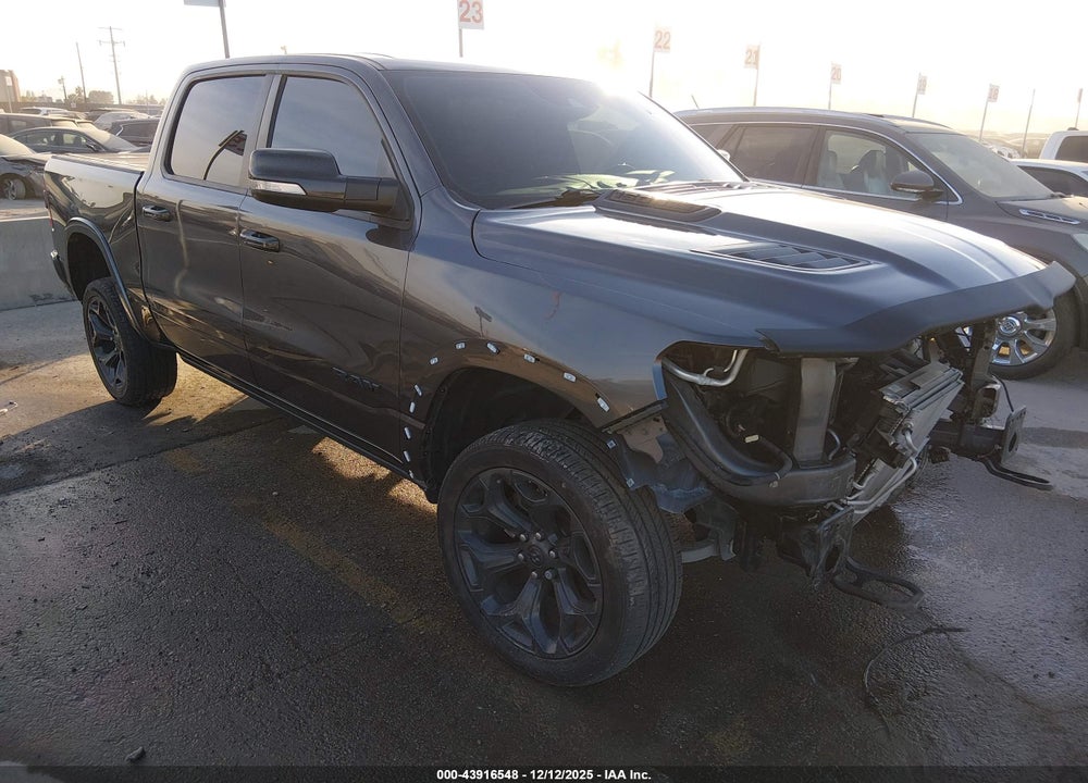 2021 RAM 1500 LIMITED  4X4 5'7 BOX VIN: 1C6SRFHT8MN570795