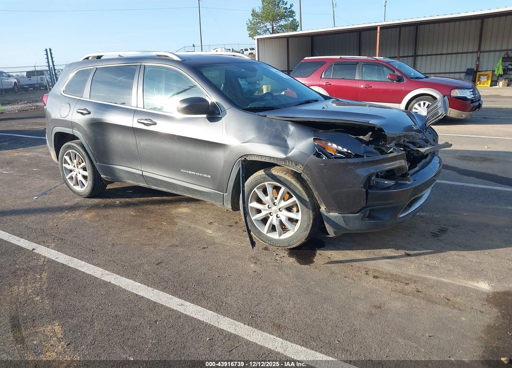 2016 JEEP CHEROKEE LIMITED VIN: 1C4PJLDB4GW247621