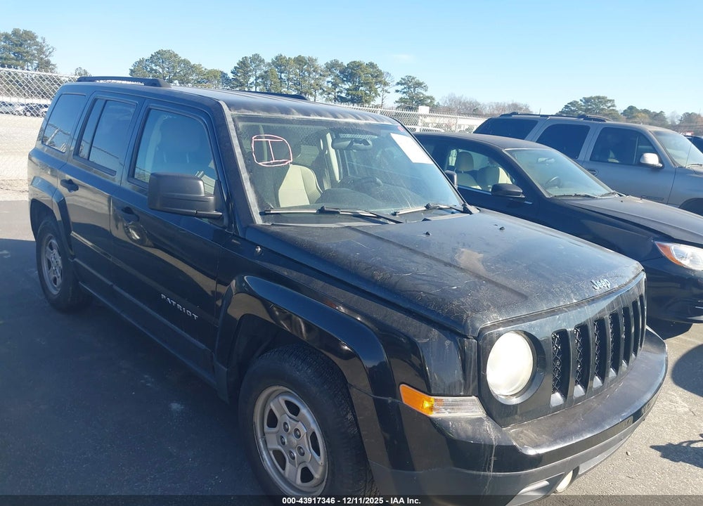 2012 JEEP PATRIOT SPORT VIN: 1C4NJPBA0CD590604