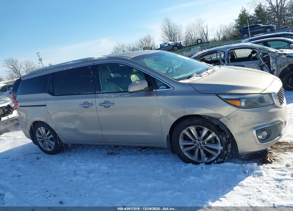 2015 KIA SEDONA SX LUXURY VIN: KNDME5C13F6027669