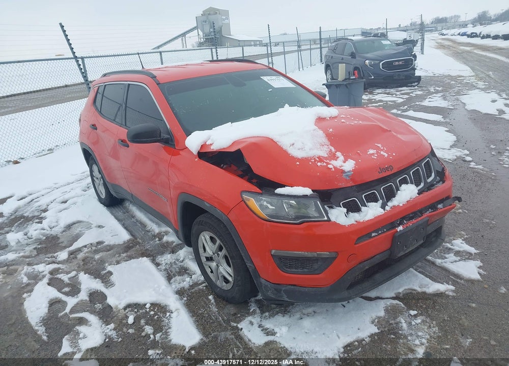 2021 JEEP COMPASS SPORT FWD VIN: 3C4NJCAB6MT538439