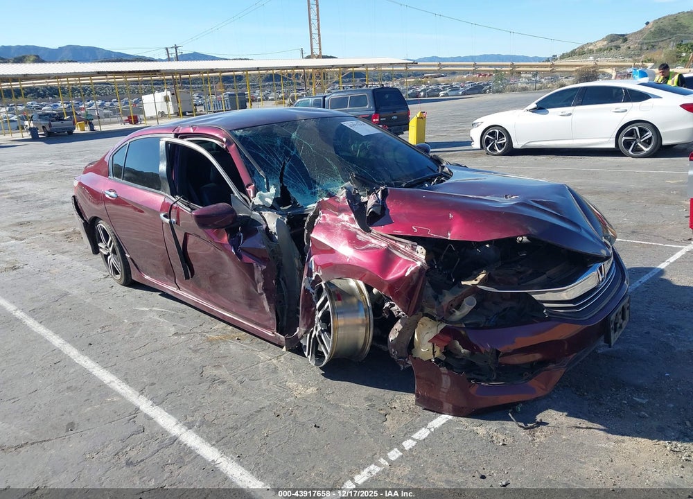 2017 HONDA ACCORD SPORT VIN: 1HGCR2F57HA072449