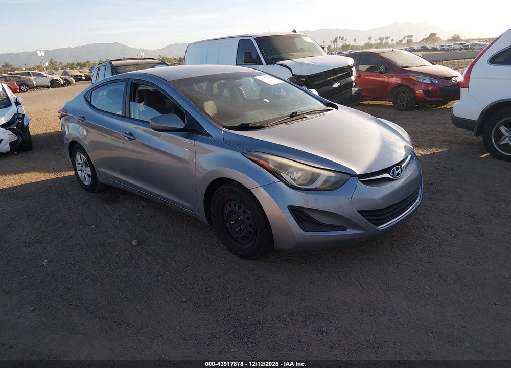 2016 HYUNDAI ELANTRA SE VIN: 5NPDH4AEXGH711410