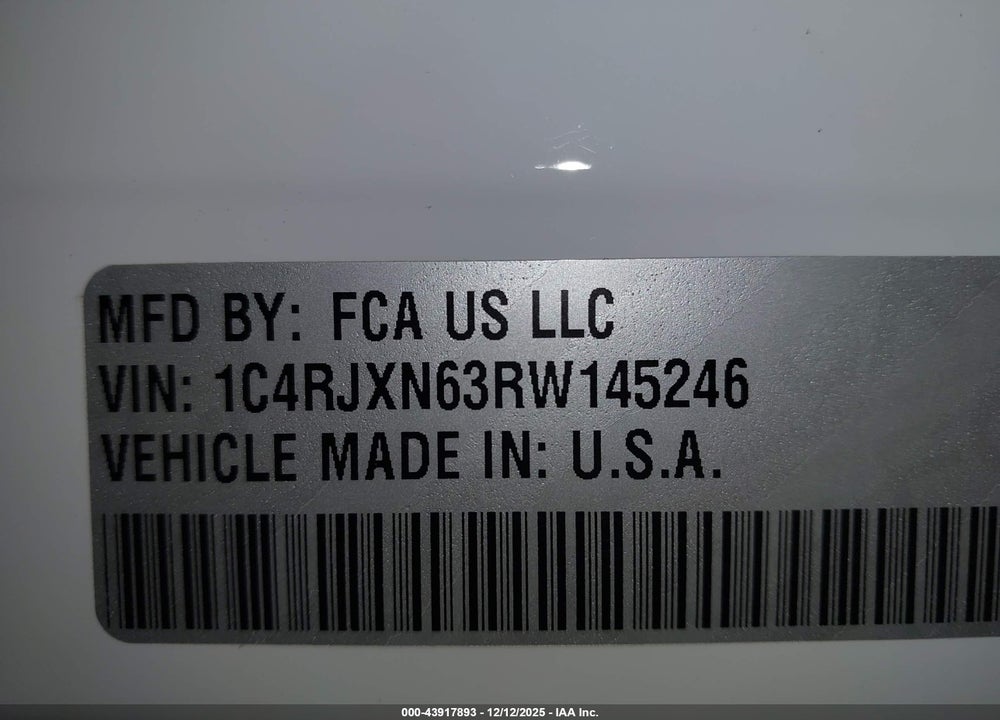 2024 JEEP WRANGLER 4XE WILLYS 4XE VIN: 1C4RJXN63RW145246