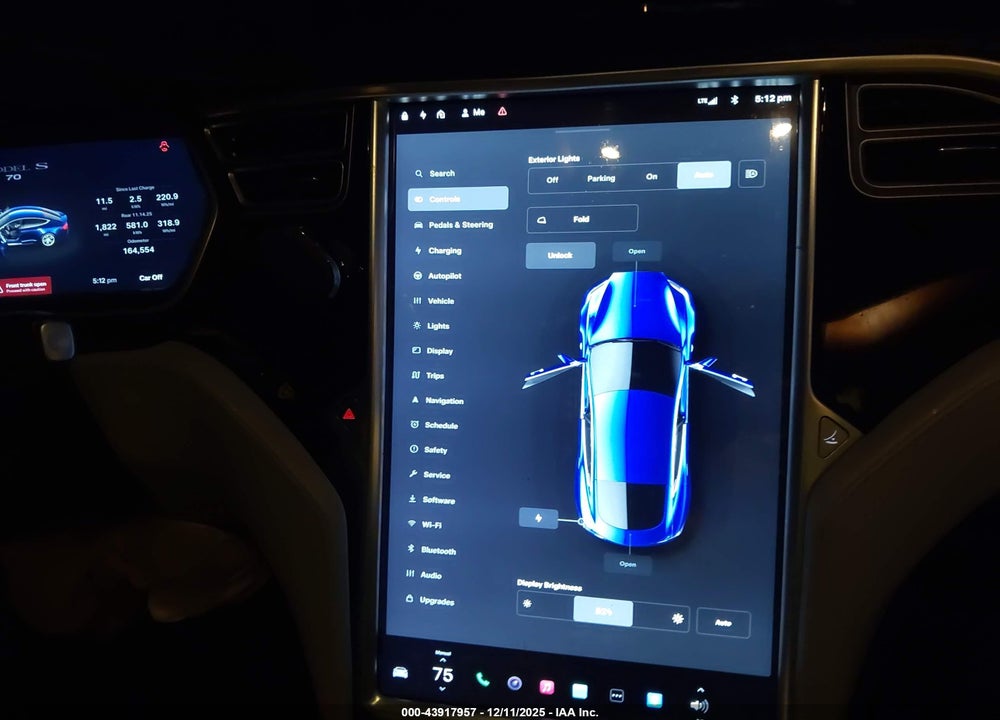 2016 TESLA MODEL S 60/70/75/85 VIN: 5YJSA1E12GF119760
