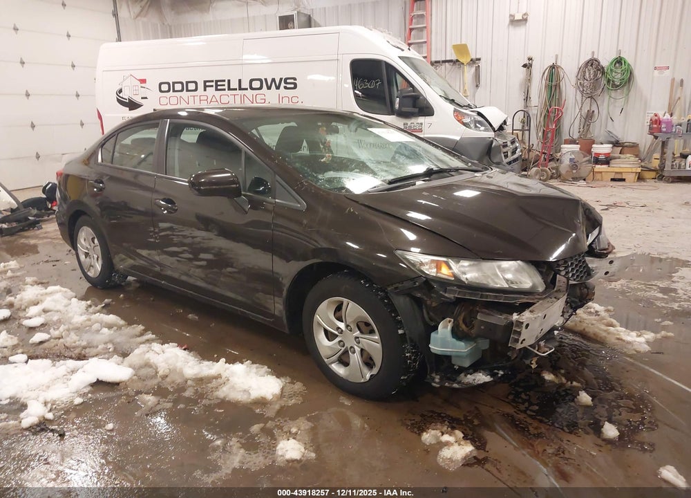 2014 HONDA CIVIC LX VIN: 2HGFB2F50EH518553