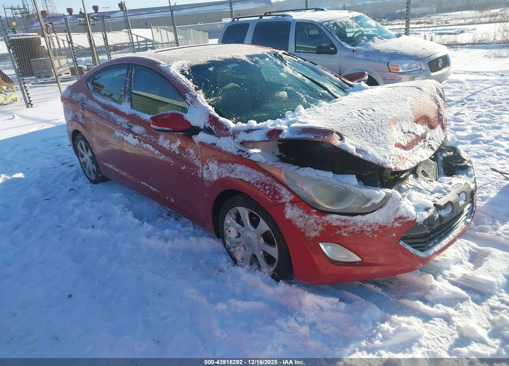 2012 HYUNDAI ELANTRA LIMITED (ULSAN PLANT) VIN: KMHDH4AE7CU235886