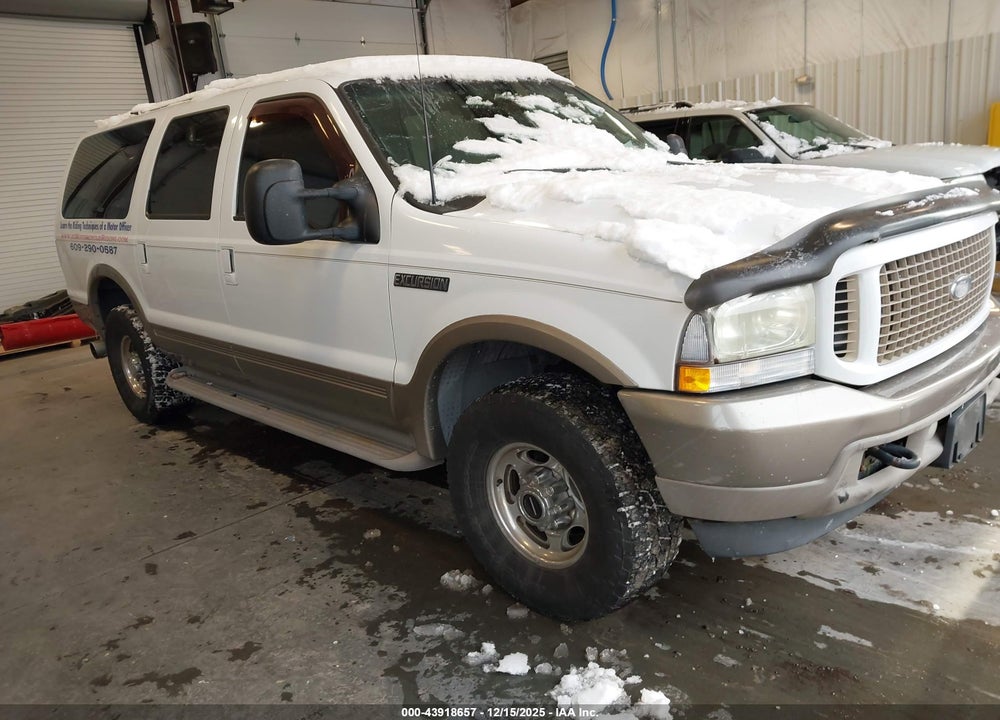 2003 FORD EXCURSION EDDIE BAUER VIN: 1FMSU45P83EC07720