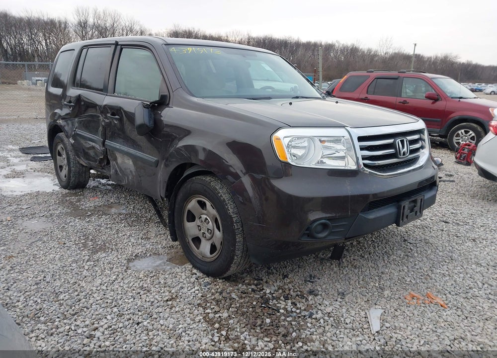 2014 HONDA PILOT LX VIN: 5FNYF3H23EB018963