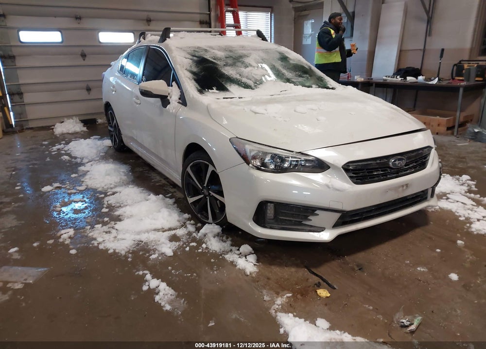 2022 SUBARU IMPREZA SPORT VIN: 4S3GKAL65N3607905