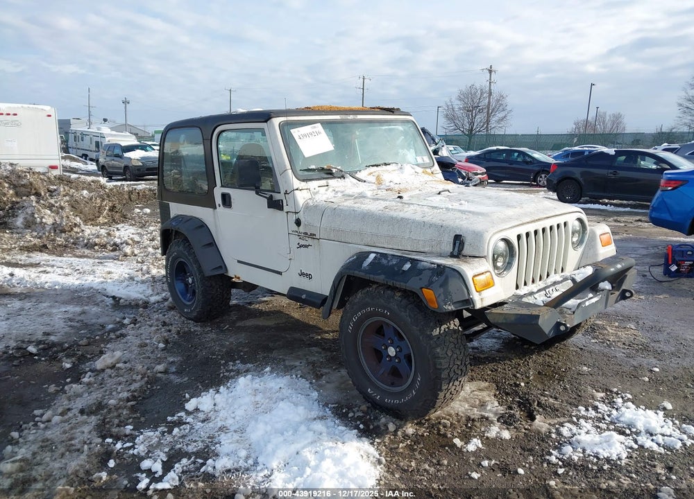 2001 JEEP WRANGLER SPORT VIN: 1J4FA49S01P353294