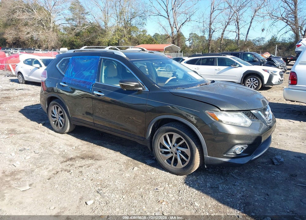 2015 NISSAN ROGUE SL VIN: 5N1AT2MT6FC904790