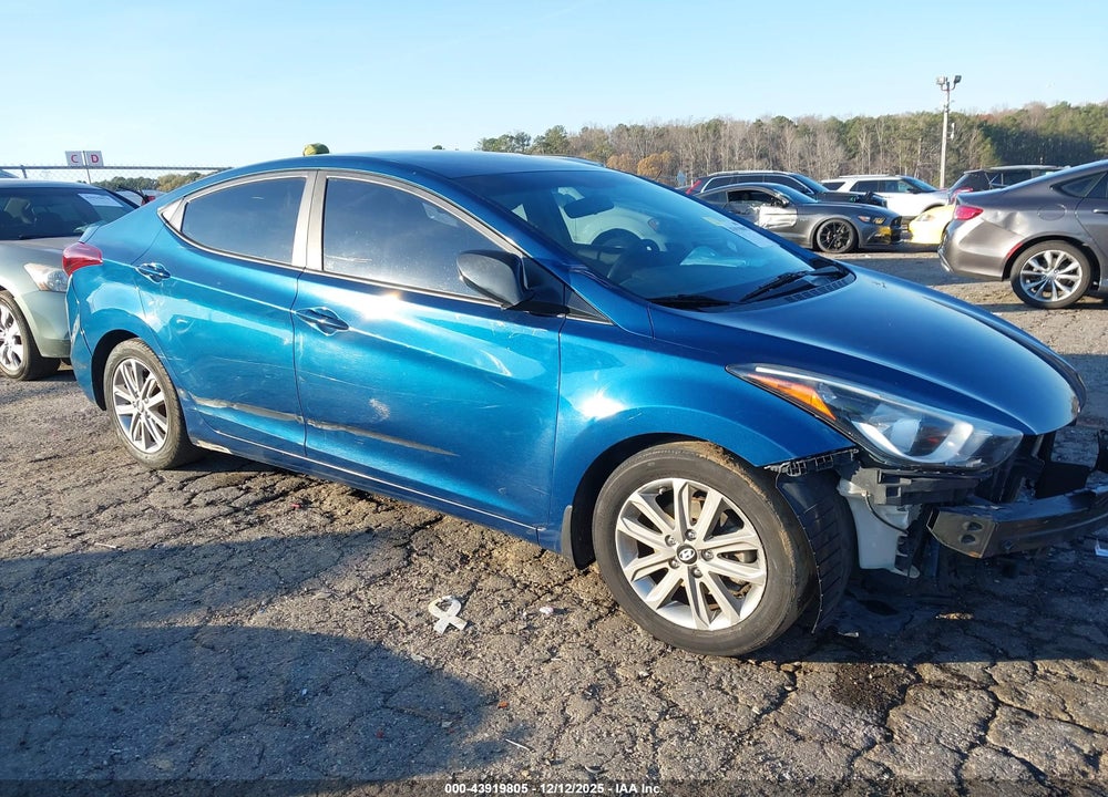 2016 HYUNDAI ELANTRA SE VIN: KMHDH4AE6GU489367