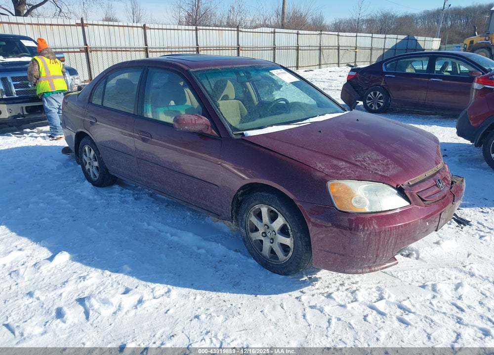 2003 HONDA CIVIC EX VIN: 2HGES25793H618243