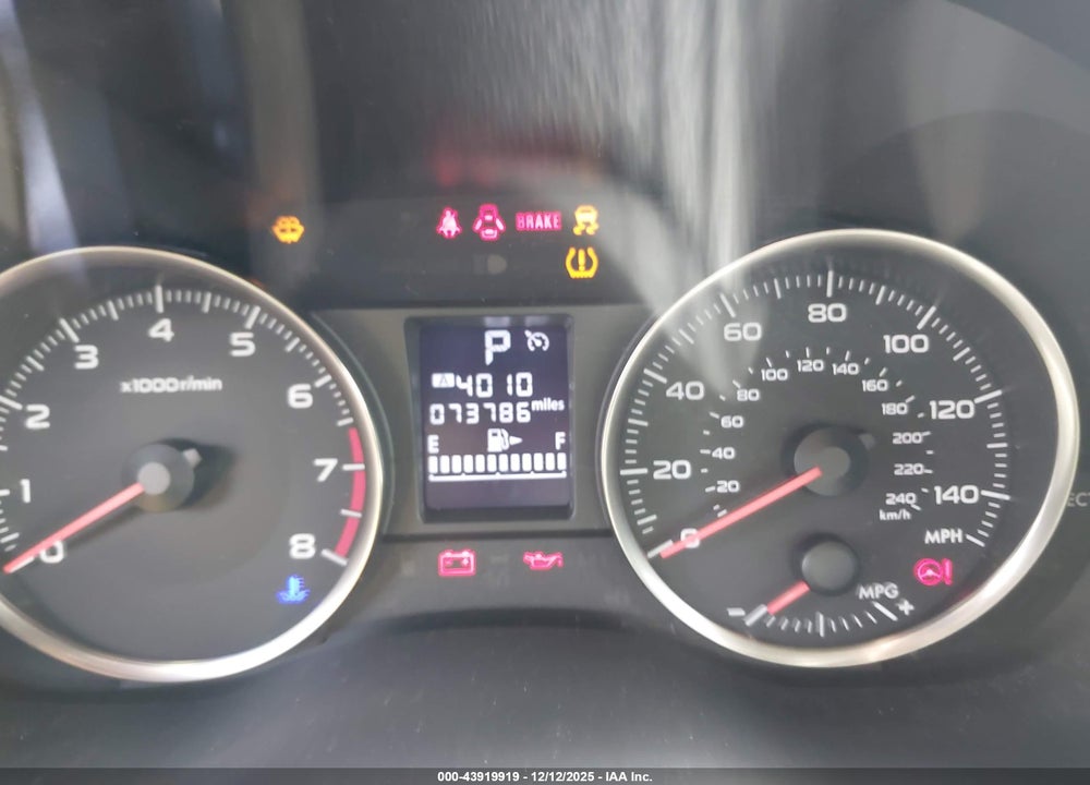 2017 SUBARU CROSSTREK 2.0I PREMIUM VIN: JF2GPABC9H8209016