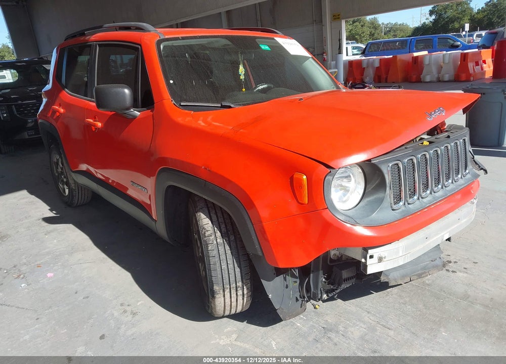 2017 JEEP RENEGADE SPORT FWD VIN: ZACCJAAB3HPE62896