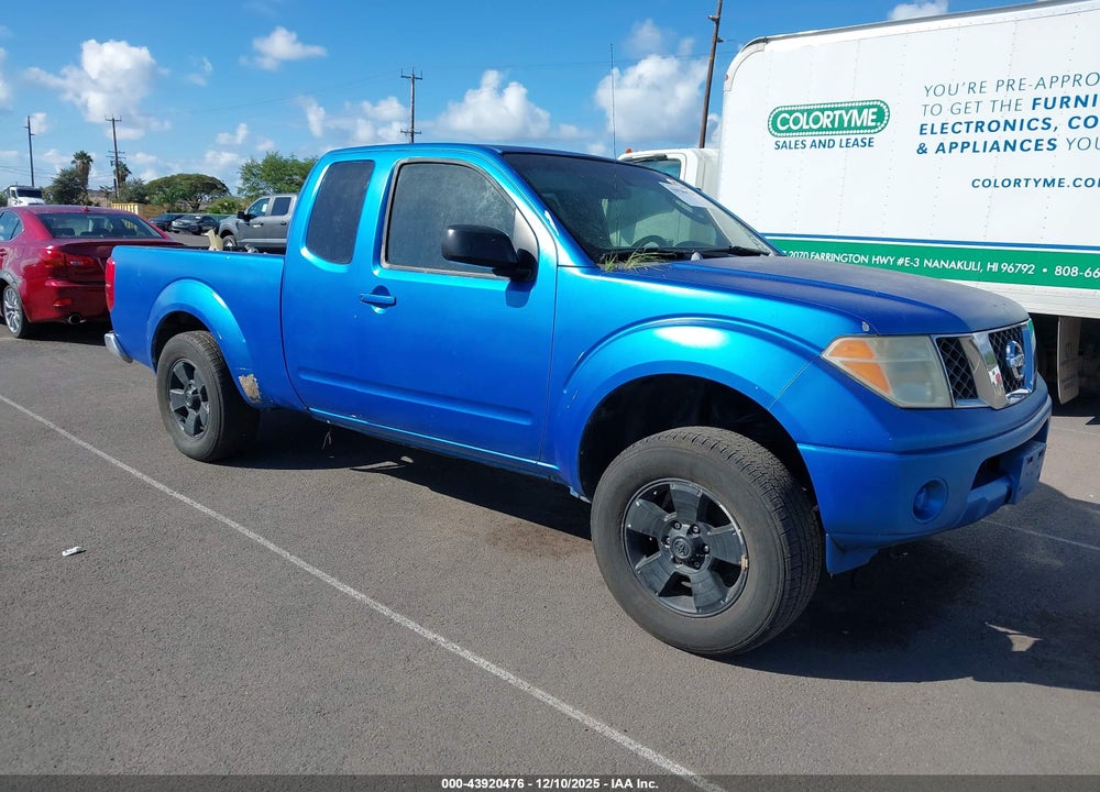 2005 NISSAN FRONTIER XE VIN: 1N6BD06T25C439802