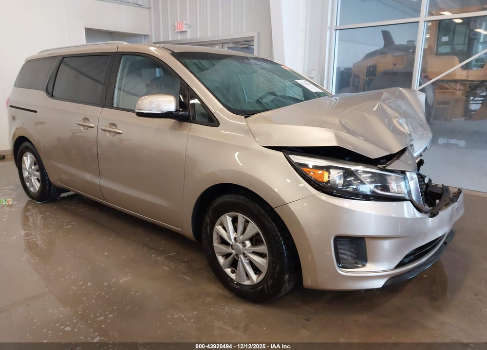 2016 KIA SEDONA LX VIN: KNDMB5C11G6164734