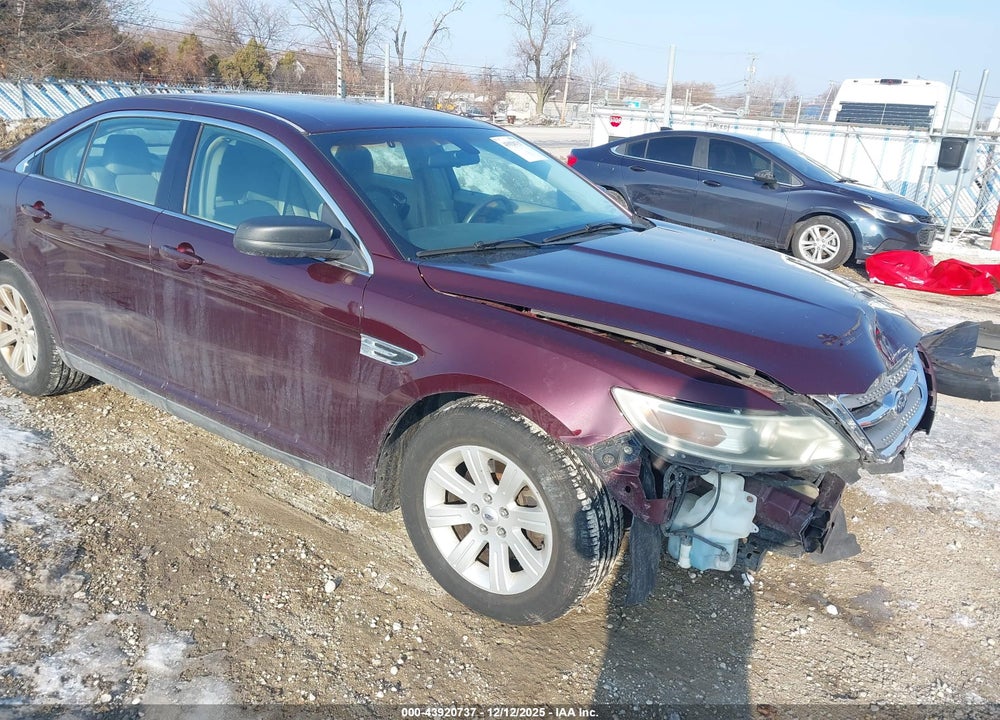 2011 FORD TAURUS SE VIN: 1FAHP2DW5BG122409