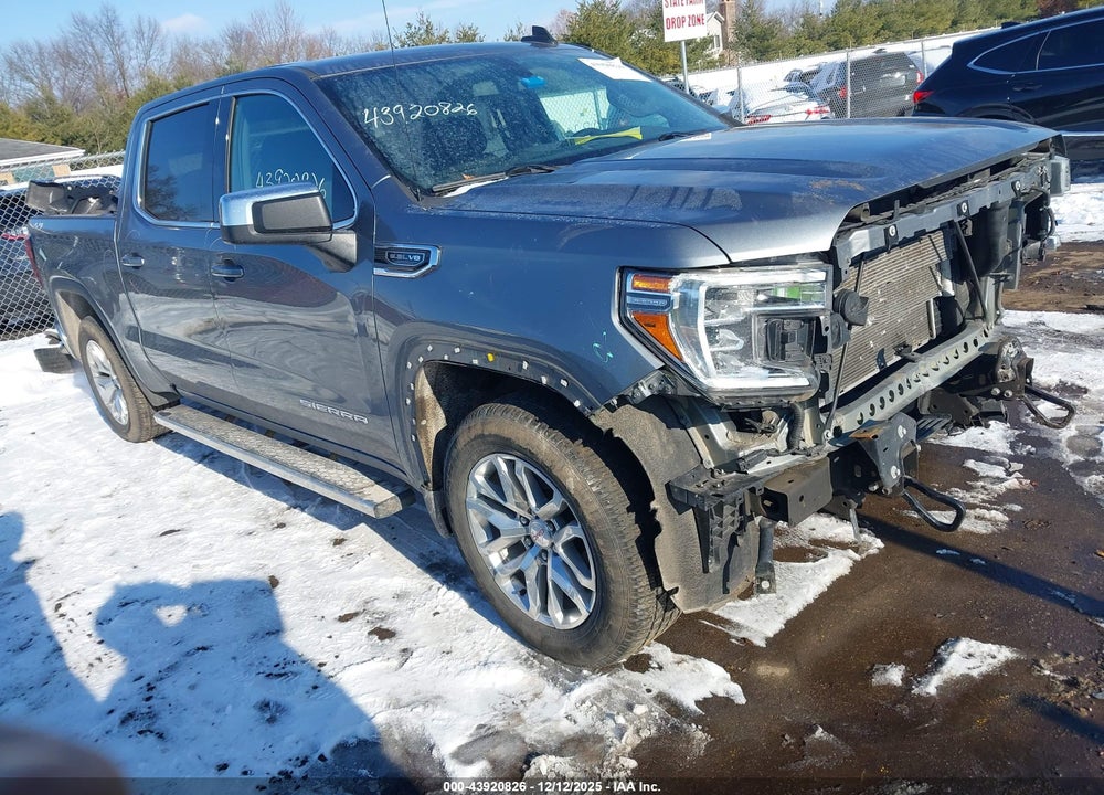 2021 GMC SIERRA 1500 4WD  SHORT BOX SLE VIN: 3GTU9BEDXMG274063